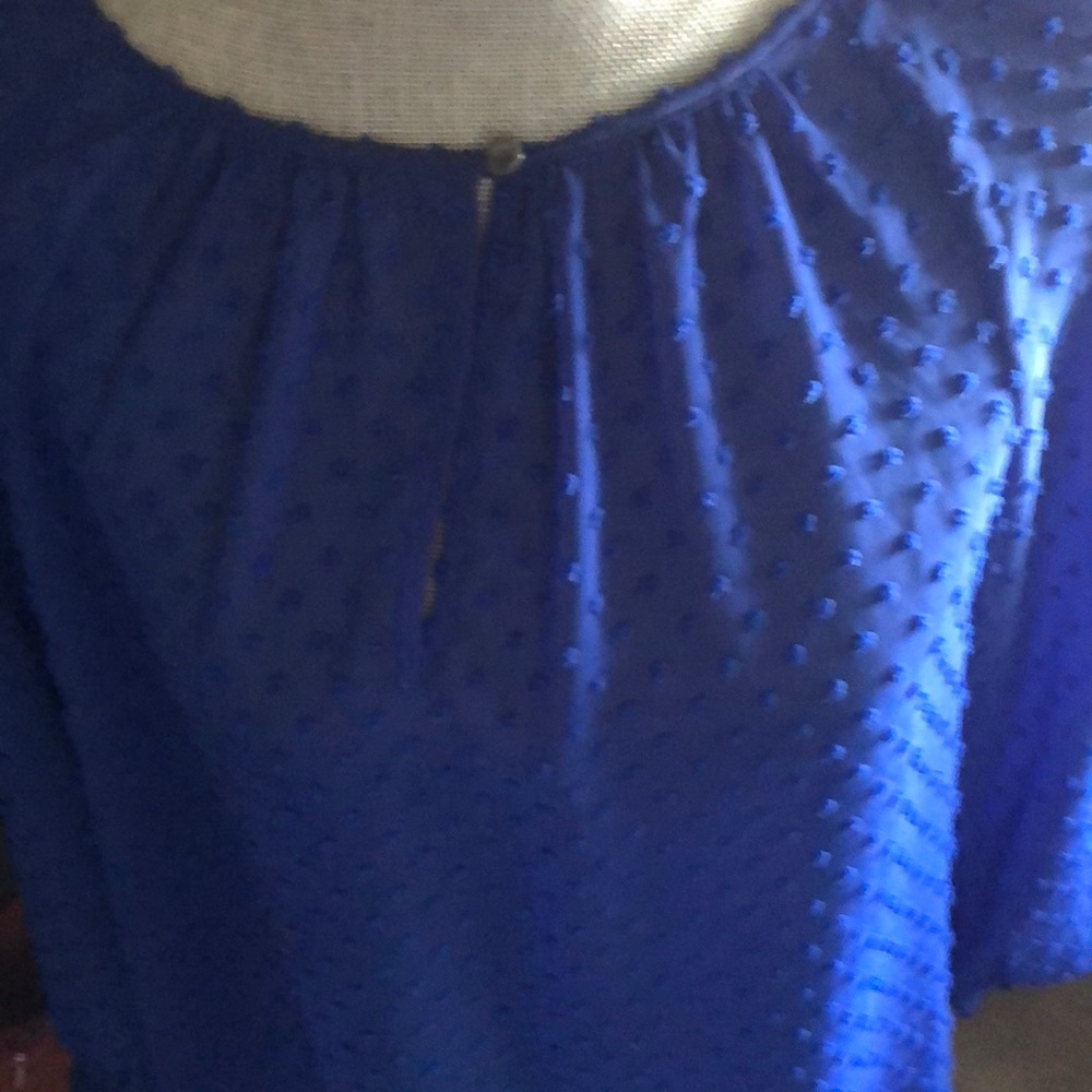 JCrew Swiss Dot Blouse